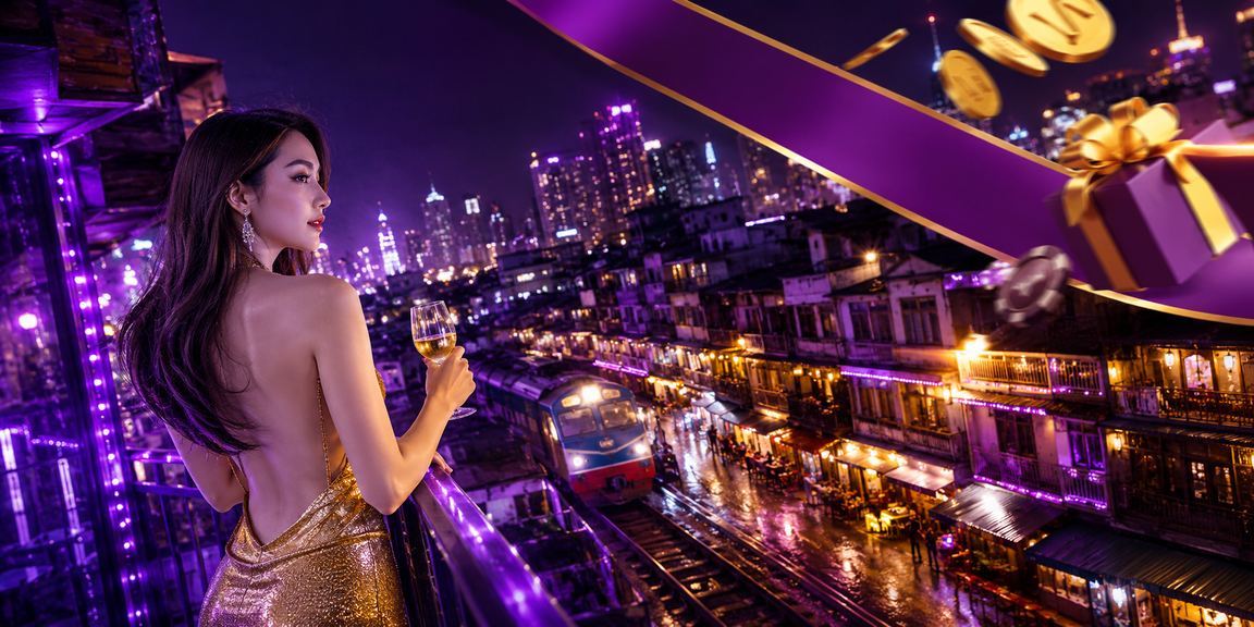 Không gian Hà Nội về đêm với màn hình gợi ý mẹo đọc kèo thể thao